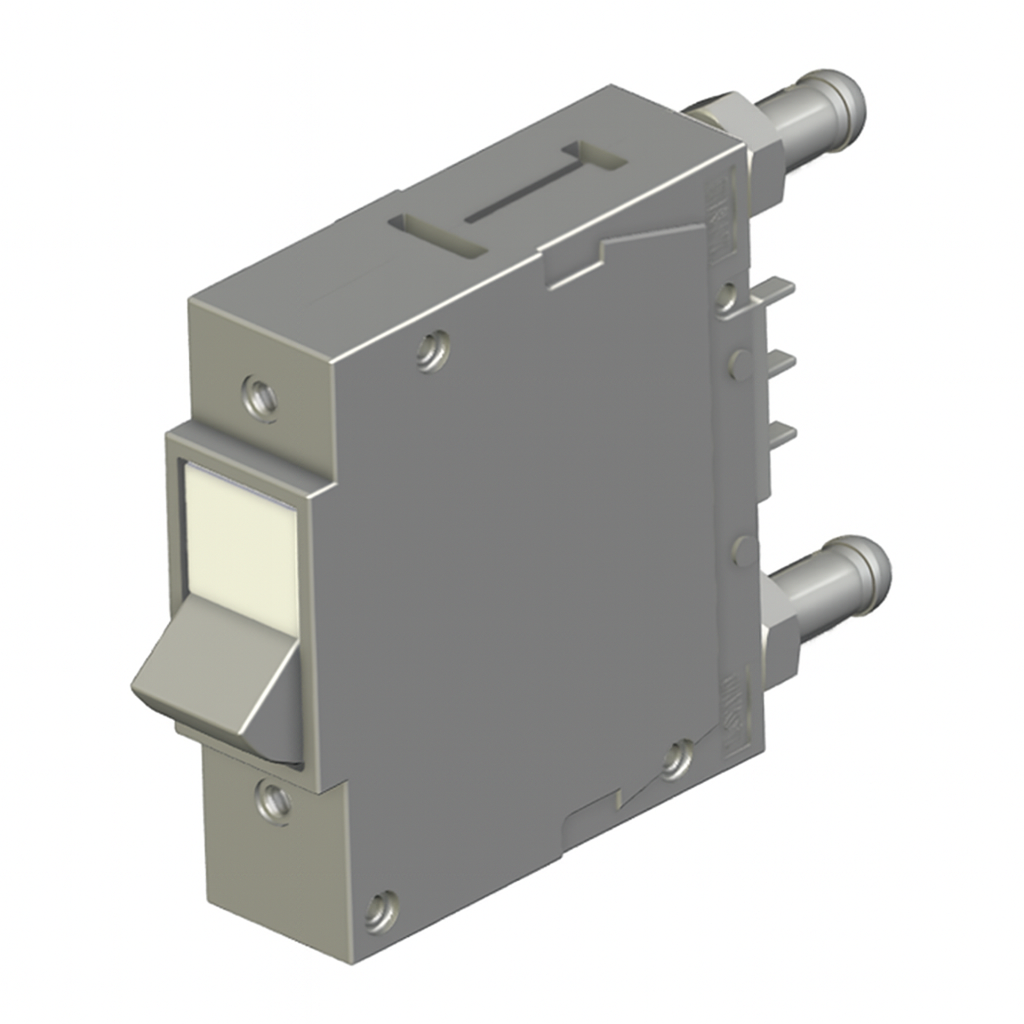DD-Frame MCB: 1P, rocker handle with plug-in termination