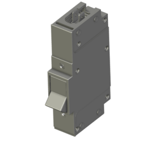 T-Frame MCB: 1P, Rocker handle with Double Quick-Connect