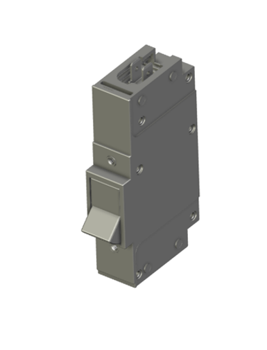T-Frame MCB: 1P, Rocker handle with Double Quick-Connect