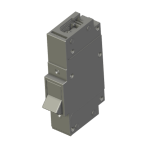 T-Frame MCB: 1P, Rocker handle with Screw termination