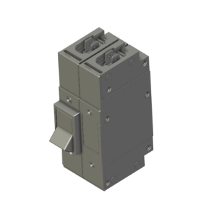 T-Frame MCB: 2P, Rocker handle with Double Quick-Connect