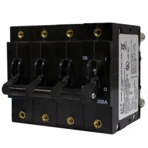 DD-Frame MCB: 4P Bridged, Standard handle with plug-in termination