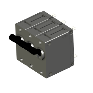 C-Frame MKIV MCB: 3P, standard handle with quick-connect termination